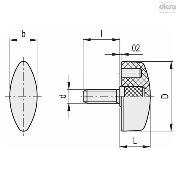 Zinc-plated Steel Threaded Stud, CT.476/30 P-M8x30